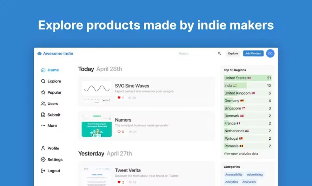 Awesome Indie product image