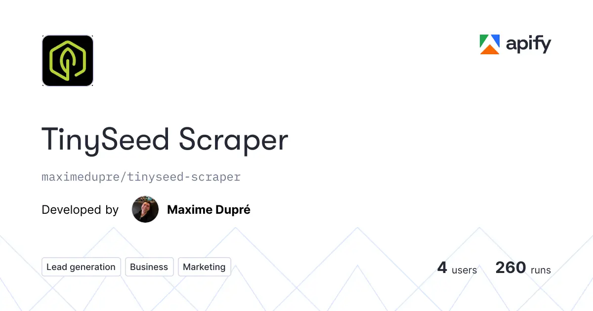 TinySeed Scraper product image