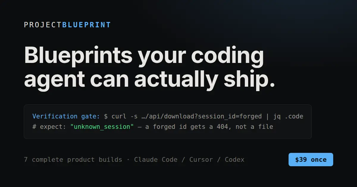 Project Blueprint product image