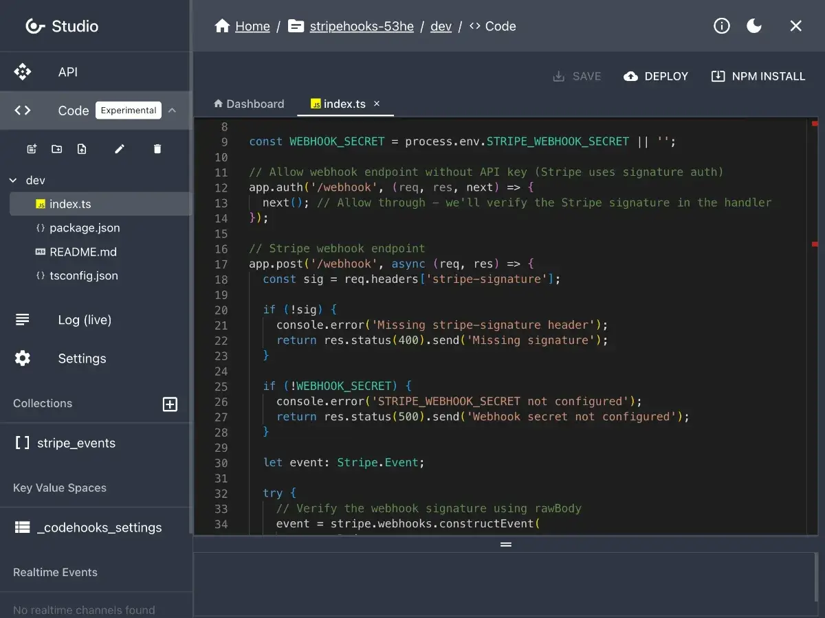 Codehooks image number 21