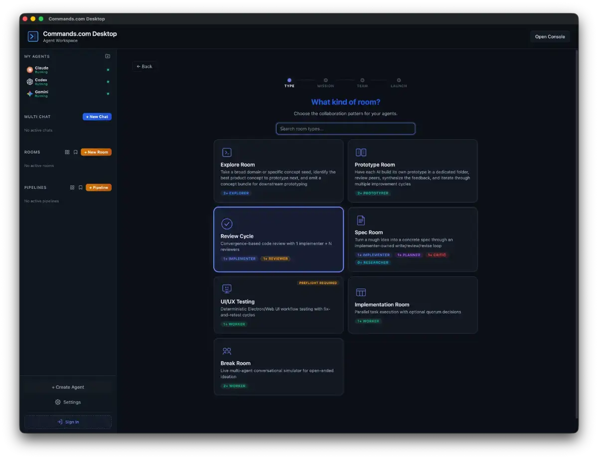 Commands: Agent Workspace image number 11