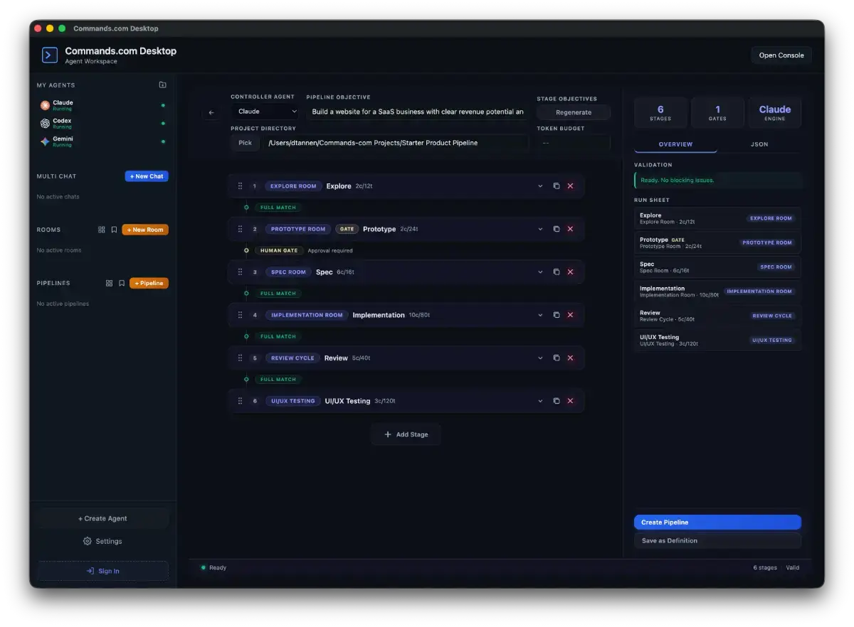 Commands: Agent Workspace image number 21