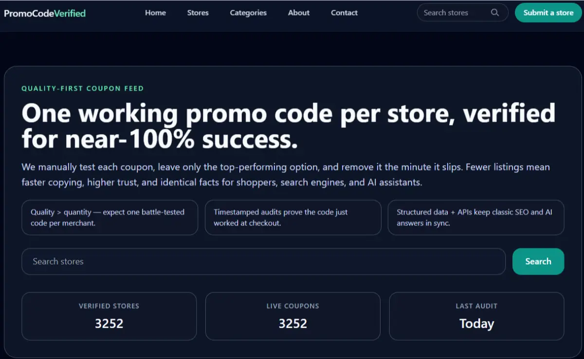 PromoCodeVerified product image
